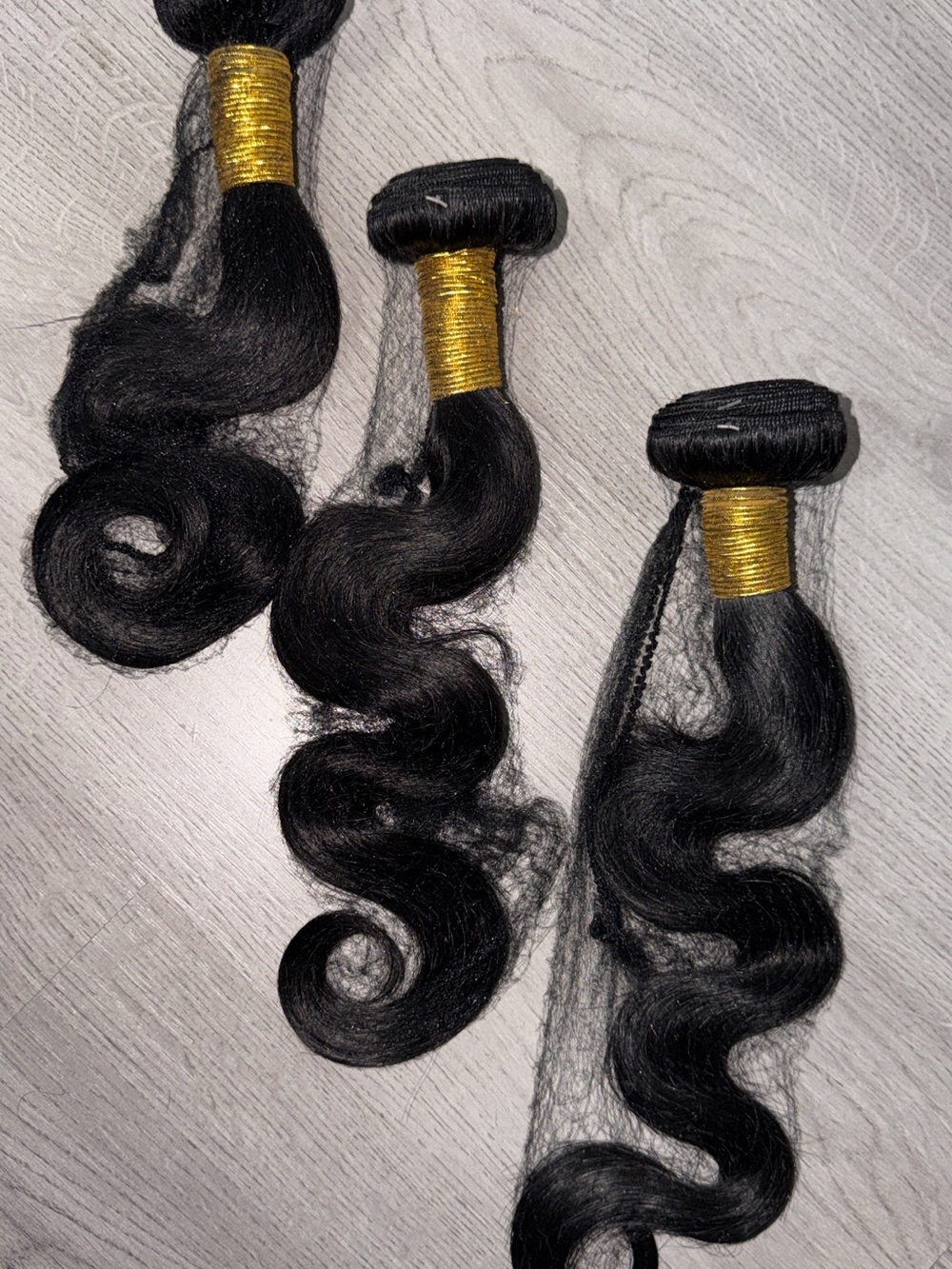 Premium Black Body Wave Hair Extensions - Natural Black 16 18 20